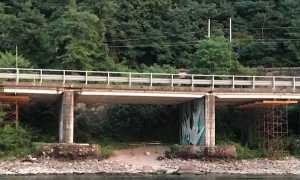 La strada statale 394 in alcune immagini scattate dal lago