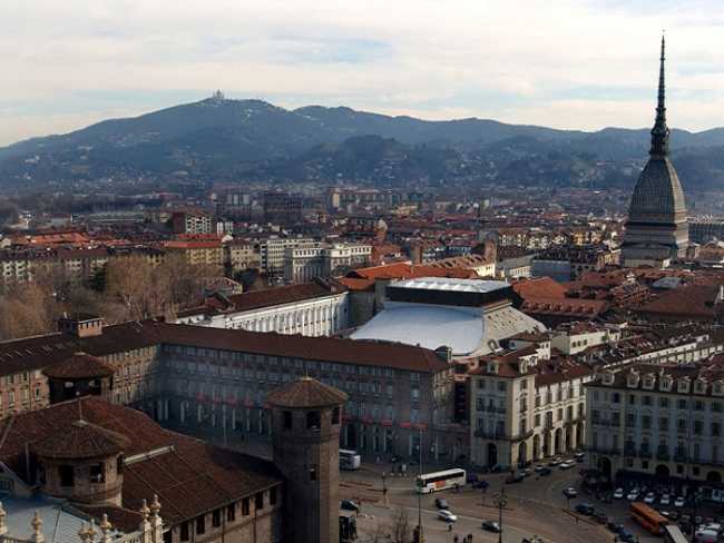 Teatro Regio foto aerea