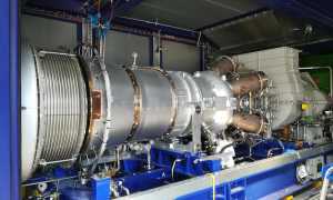 Turbina Kawasaki GBP80D in assetto trigenerativo