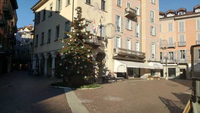 albero natale piazza