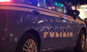 auto polizia notte