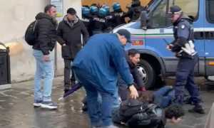 corteo pro palestina a pisa manifestanti caricati1