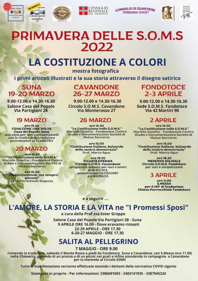 locandina PRIMAVERA 2022