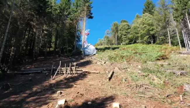 mottarone disboscato