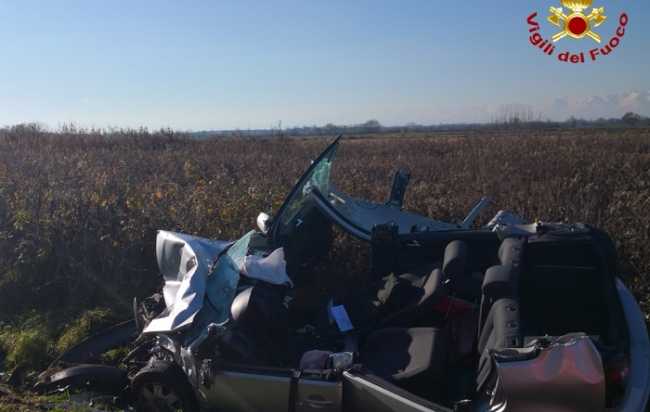 vigili del fuoco incidente arborio