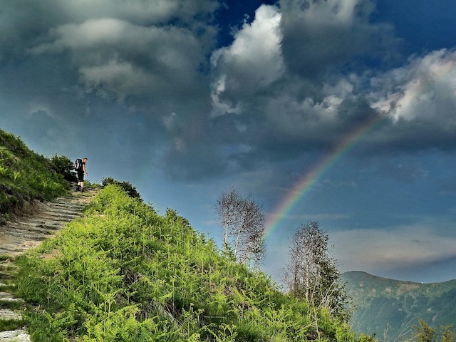 Salita Alpe Pra Foto Massimo Mattioli
