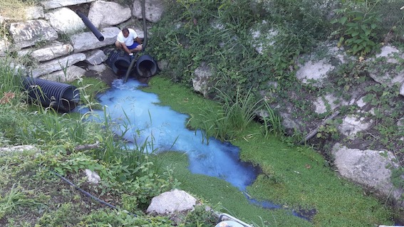 castelletto ticino sversamento