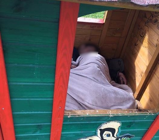 parco giochi clochard