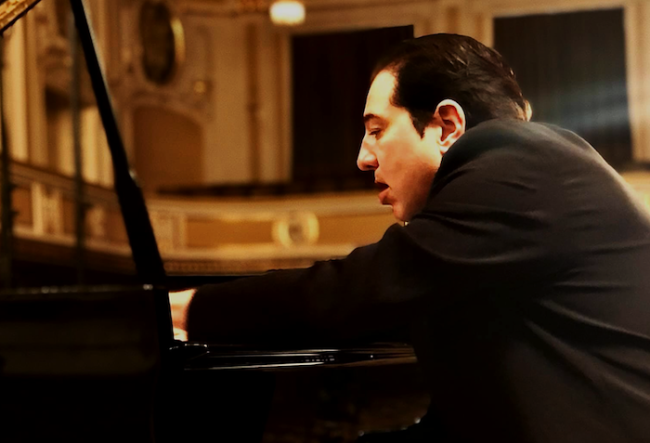 Fazıl Say recording at Mozarteum Salzburg in 2019