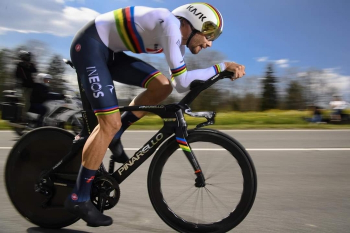 Ganna bronzo alla cronometro dei Campionati europei