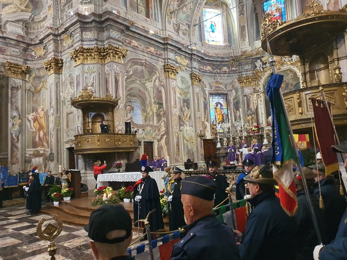 In San Vittore il precetto natalizio delle forze dell'ordine