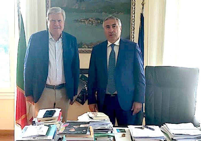 Stamane la visita di Albertella in Prefettura
