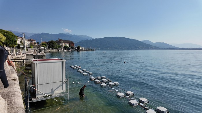 Baveno d'incanto: maxi-fontana luminosa tutte le sere d'estate