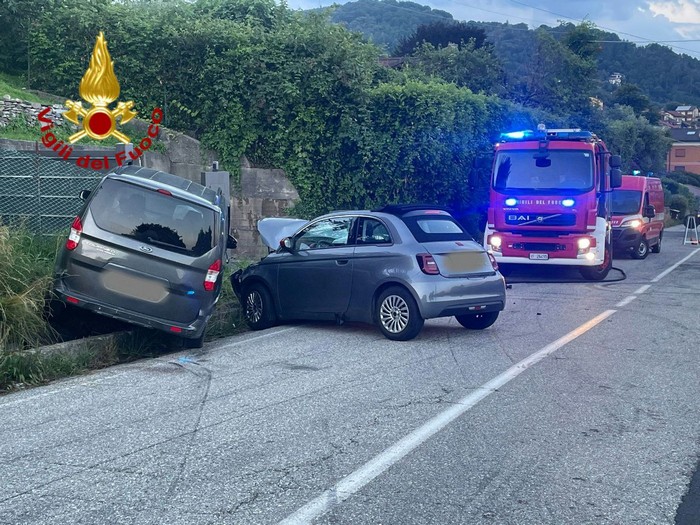 Incidente con feriti sulla provinciale ad Arizzano