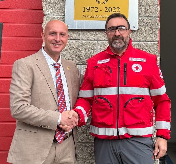Cambio al vertice della Croce Rossa di Cannobio: Santini presidente