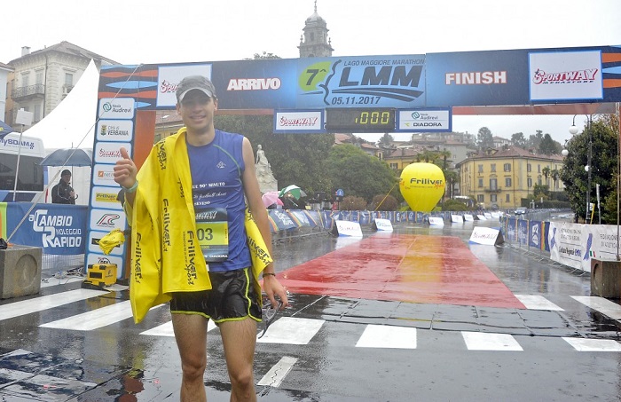 Sportway Lago maggiore Marathon, vento e pioggia non fermano i maratoneti