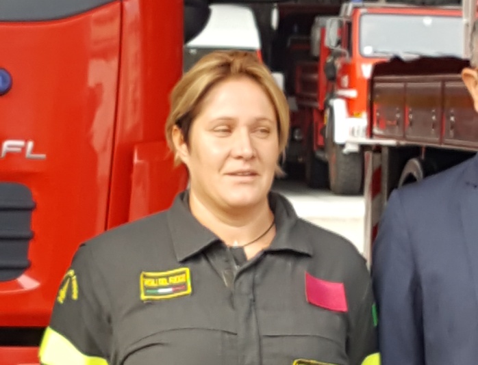 Il Vco ha la sua prima donna (e mamma) vigile del fuoco