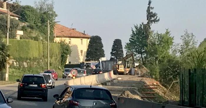 Lavori alla ciclabile Suna-Fondotoce, senso unico domani sulla ss 34