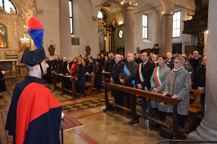 I Carabinieri hanno celebrato la patrona Virgo Fidelis  